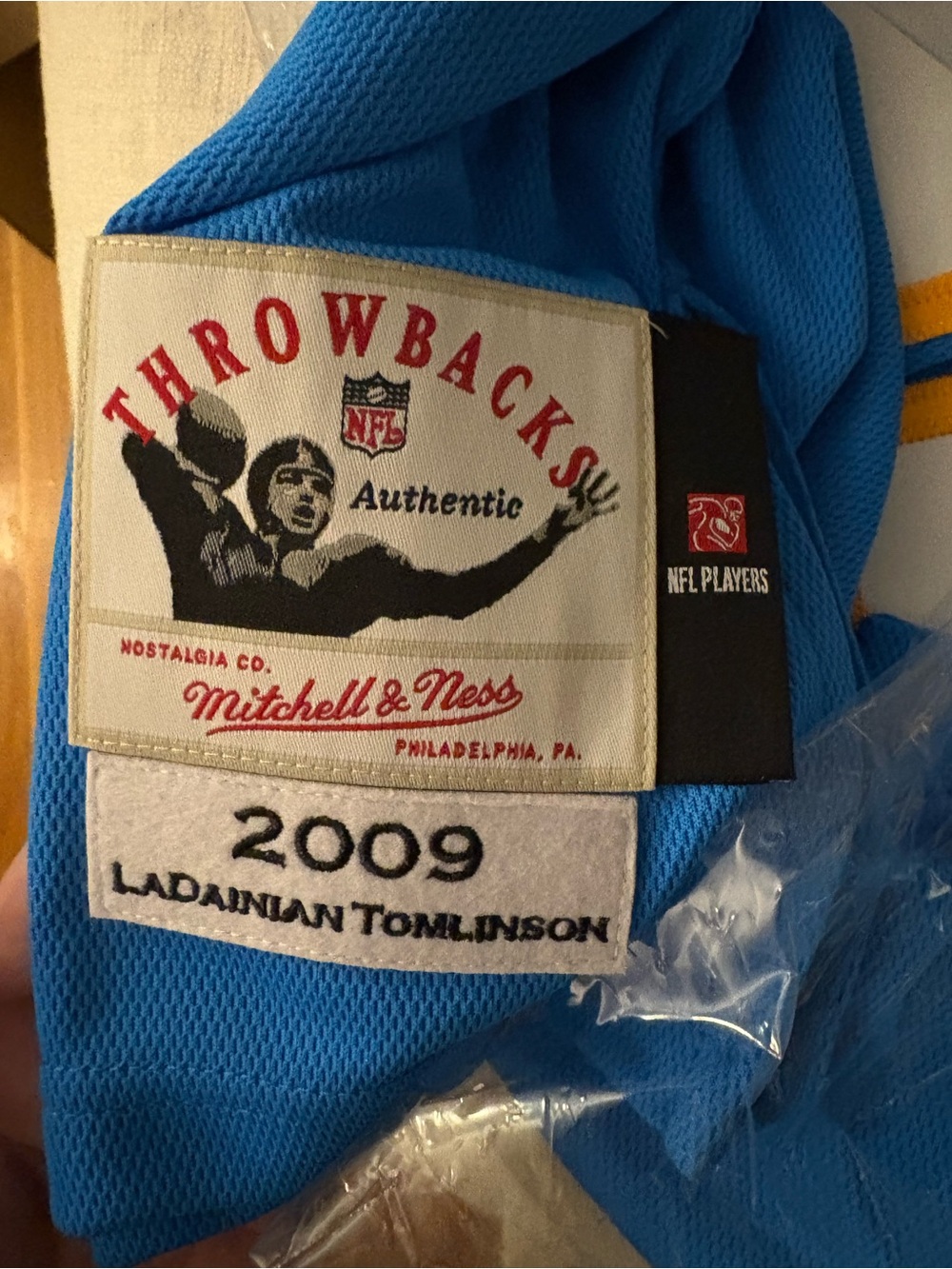 2009 LaDainian Tomlinson Chargers 50th Anniversary Jersey - Picture 7 of 7